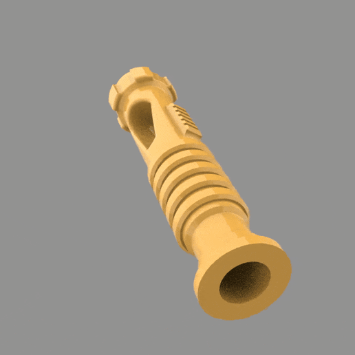 Lightsaber Broom handle 3D model