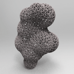 untitled.100.gif Download STL file voronoi buble 5 bubbles • Template to 3D print, nikosanchez8898
