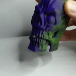 20220919_231253_1.gif Datei STL Angry Jack - Chattering Skull - Druck an Ort und Stelle・Design für 3D-Drucker zum herunterladen, 3DomSculpts