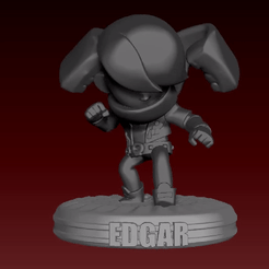 Edgar-gif.gif Fichier STL Edgar - Brawl Stars・Modèle imprimable en 3D à télécharger