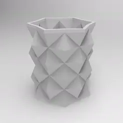 untitled.1732.gif FLOWERPOT ORIGAMI FACETED ORIGAMI PENCIL FLOWERPOT