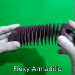 ezgif.com-gif-maker-(1).gif STL file Flexy Armadillo・3D printing idea to download, Finnick_XYZ