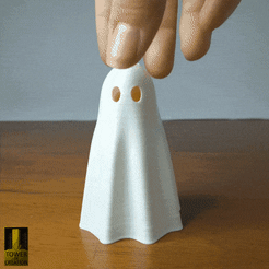 ezgif.com-gif-maker.gif STL file ZOU GHOST - GHOST WITH LEGS・Model to download and 3D print, Tower_Of_Creation