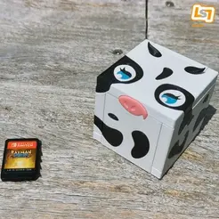 Switch-cults-gif1.gif 12 IN 1 STORAGE COW FOR NINTENDO SWITCH GAMES (no paint no glue)