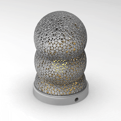untitled.1961.gif Archivo STL lampara voronoi lamp generic parametric・Objeto para impresora 3D para descargar