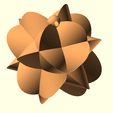 Rose des sables_Anim1.gif Free STL file Buckle ROSE DES SABLES (math art design jewelry)#ANYCUBIC3D・3D printable design to download