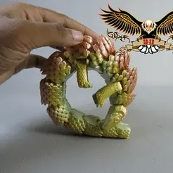 ezgif.com-video-to-gif-1.gif STL file Articulated print-in-place Cute Pangolin・3D printing design to download