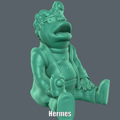 Hermes.gif Download free STL file Hermes (Easy print no support) • 3D printing design, Alsamen