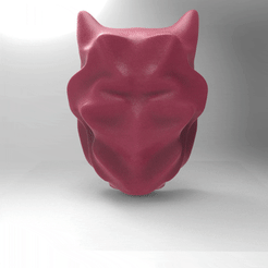 untitled.203.gif STL file MASK MASK VORONOI COSPLAY HALLOWEEN・3D printable model to download
