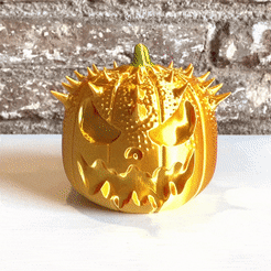 pumpkin.gif Archivo 3D Bombonera de calabaza de Halloween・Idea de impresión 3D para descargar