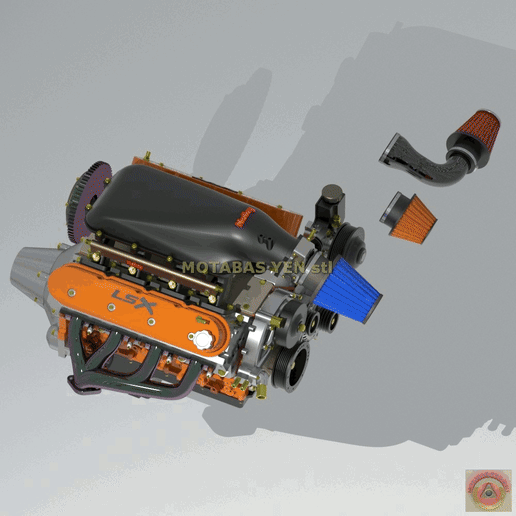🚙 CHEVROLET LSX with HOLLEY EFI - ENGINE・ STL File for 3D printing・Cults