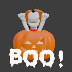 Gif-Snoopy-Calabaza.gif Snoopy Pumpkin Halloween Without Stands