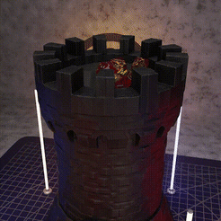 12-FPS-Tower-Dice.gif Datei STL Würfelturm - Capygon herunterladen • Design für 3D-Drucker, Capygon