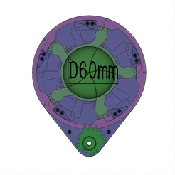 D60M5BTY2-with-dimension.gif 3D-Datei D60M5B-TY2 mechanischer Mechanismus für 3d-Druck・3D-Druck-Idee zum Herunterladen