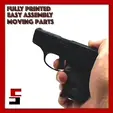 cults3D.gif PISTOL RUGER LCP MOVABLE TRIGGER PARTS articulated