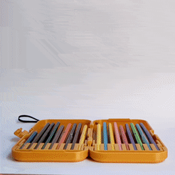 pen-holder-4.gif 3D file pencil case・3D printable design to download