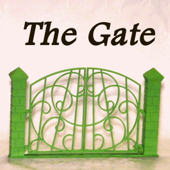 anime_make_gate_400.gif Fichier STL The Gate・Objet imprimable en 3D à télécharger