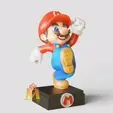 Super-Mario-Bro-Walking.gif Super Mario bros V2 Fanart-standing pose- game mascot -Fanart
