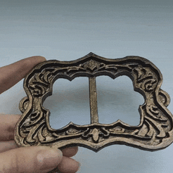 1623225719048.gif 3D file DMC - DEVIL MAY CRY BUCKLE ON DANTE'S 5・3D printer design to download