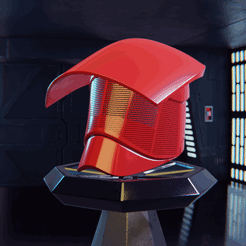 video768.gif STL file Elite Praetorian Guard Helmet 3・3D printing idea to download, Necrosster