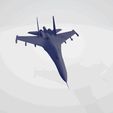 SU-35.gif Fichier STL Sukhoi Su-35 Super Flanker・Objet imprimable en 3D à télécharger