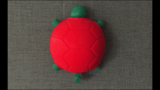 Turtle hook - small.gif Fichier STL Crochet de tortue・Modèle à télécharger et à imprimer en 3D, Timtim