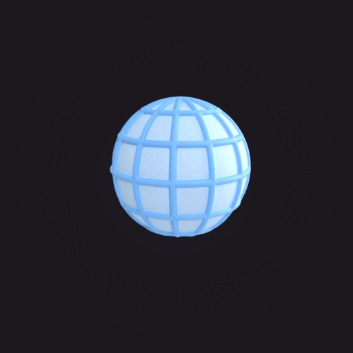 3D Globe Symbol