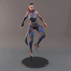 Rotation.gif STL file Valorant - Reyna !!!・3D printable model to download