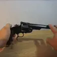 GIF_RUSSISCH_2.gif S&W No3  Russian Contract  - Functional model for toy cap ammo