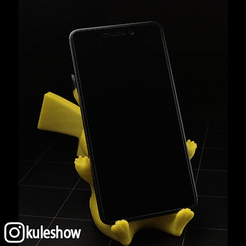 VID_20230616_021722.mp4_snapshot_00.07.585_2.gif Free STL file Pikachu Phone Holder 📱・3D print model to download