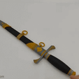 GIF.gif Russian officer's dagger (airborne troops)