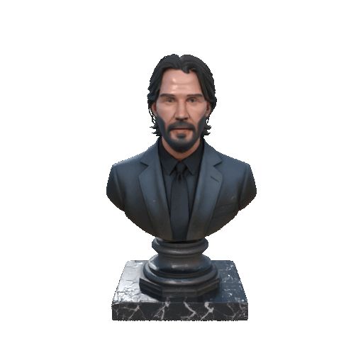 👤 keanu reeves - john wick bust 3d model・ STL File for 3D printing・Cults