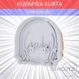 Kurapika_Kurta~PRIVATE_USE_CULTS3D_OTACUTZ.gif Kurapika Kurta Cookie Cutter / HxH