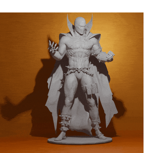 BOSSposes - SPAWN  - Exiled Hellspawn 3D model