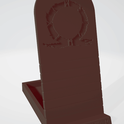 GoOfW.gif Free STL file "GOD OF WAR" CELL PHONE STAND・3D printing model to download