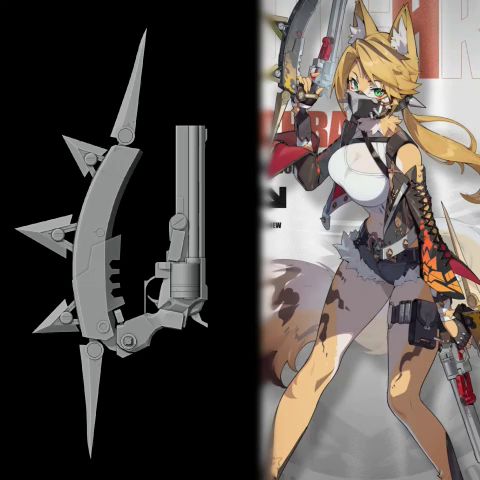 💤 Pulchra - Guns - Zenless Zone Zero Cosplay Prop・Бесплатный STL для 3D ...