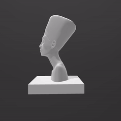 ezgif.com-gif-maker.gif STL file Nefertiti Bust Printable Model・3D printable model to download, 3D_Zaga