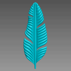Feather_gif.gif 3D file Feather・3D printer model to download