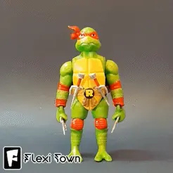 Flexi-Teenage-Mutant-Ninja-Turtles,-Raphael-G1.gif Flexi Print-in-Place Teenage Mutant Ninja Turtles, Raphael