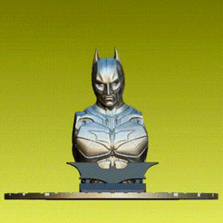 batman-gif.gif Файл 3D Бюст Бэтмена・Дизайн для загрузки и 3D-печати