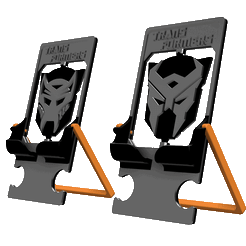 ezgif.com-gif-maker-16.gif STL file CUSTOMIZABLE & COLLAPSABLE MULTICOLOR PHONE STAND - Transformers: Rise of the Beasts・3D print design to download