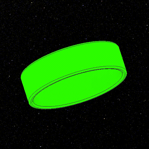 frog kawaii ring 3D model