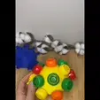 Hegehog.gif Hedgehog Toy, Montessori Baby Food Pouch Caps Toy  Screwing and Unscrewing (Nuts & Bolts Toy)