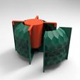 untitled.2081.gif faceted origami mold faceted cement flower pot polyplanter