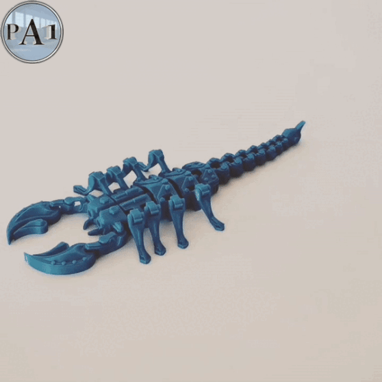scorpion02.gif Fichier STL Robot articulé Scorpion・Modèle à imprimer en 3D à télécharger, PA1