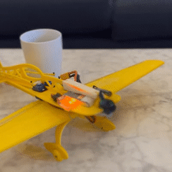 Kostenloses und komplettes Extra 300 3D-Kunstflugzeug zum Ausdrucken!, robareeno