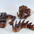 BA9DB0C3-8DA5-4E26-AE3F-B048F513EF9E.gif 3D file Articulated Steampunk Mechanical Dragon・Template to download and 3D print
