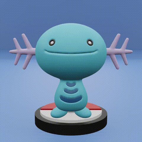 🐉 Pokemon No. 194 Wooper・ STL File for 3D printing・Cults