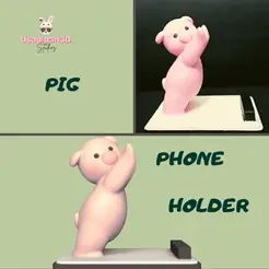 Holder-Post-para-Instagram-Quadrado-2.gif Support de téléphone en forme de cochon