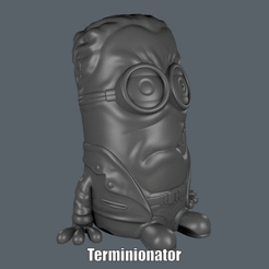 Terminionator.gif STL file Terminionator (Easy print no support)・3D printing model to download